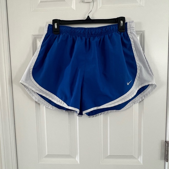 Nike Pants - Nike Women's Athletic Shorts in Blue and White with built in brief